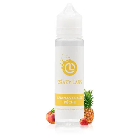 Ananas Fraise Pêche - Crazy Labs